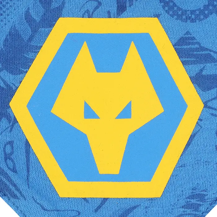 Wolverhampton Wanderers Fan Shop | 2025-26 Kit Bandana Bibs – 3 Pack Collection Official Wolves Fan Gear